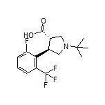 (3S,4R)-1-(tert-Butyl)-4-[2-fluoro-6-(trifluoromethyl)phenyl]pyrrolidine-3-carboxylic Acid