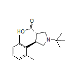 (3S,4R)-1-(tert-Butyl)-4-(2,6-dimethylphenyl)pyrrolidine-3-carboxylic Acid