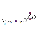 2-[2-[2-[4-(4-Oxo-4H-chromen-2-yl)phenoxy]ethoxy]ethoxy]ethyl Methanesulfonate