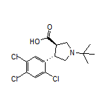 (3R,4S)-1-(tert-Butyl)-4-(2,4,5-trichlorophenyl)pyrrolidine-3-carboxylic Acid