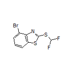 4-Bromo-2-[(difluoromethyl)thio]benzo[d]thiazole