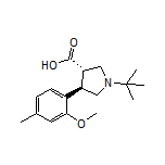(3S,4R)-1-(tert-Butyl)-4-(2-methoxy-4-methylphenyl)pyrrolidine-3-carboxylic Acid