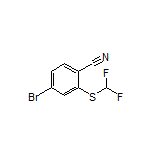 4-Bromo-2-[(difluoromethyl)thio]benzonitrile