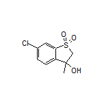 6-Chloro-3-hydroxy-3-methyl-2,3-dihydrobenzo[b]thiophene 1,1-Dioxide