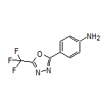 4-[5-(Trifluoromethyl)-1,3,4-oxadiazol-2-yl]aniline