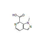 1-Methyl-1H-pyrazolo[3,4-c]pyridine-7-carboxylic Acid