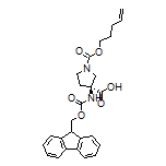 (S)-3-(Fmoc-amino)-1-[(4-penten-1-yloxy)carbonyl]pyrrolidine-3-carboxylic Acid