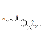 Ethyl 2-[4-(4-Chlorobutanoyl)phenyl]-2-methylpropanoate