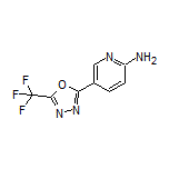 5-[5-(Trifluoromethyl)-1,3,4-oxadiazol-2-yl]pyridin-2-amine