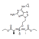 Diethyl (2S,2’S)-2,2’-[[[[2-[2-Amino-6-(cyclopropylamino)-9H-purin-9-yl]ethoxy]methyl]phosphoryl]bis(azanediyl)]dipropanoate
