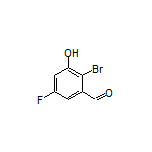 2-Bromo-5-fluoro-3-hydroxybenzaldehyde