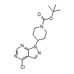 1-Boc-4-(4-chloro-1H-pyrazolo[3,4-d]pyrimidin-1-yl)piperidine