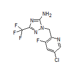 1-[(5-Chloro-3-fluoropyridin-2-yl)methyl]-3-(trifluoromethyl)-1H-1,2,4-triazol-5-amine