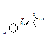 2-[1-(4-Chlorophenyl)-4-pyrazolyl]propanoic Acid