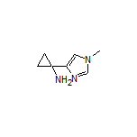 1-(1-Methyl-4-imidazolyl)cyclopropanamine