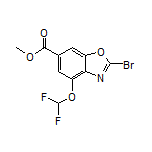 Methyl 2-Bromo-4-(difluoromethoxy)benzoxazole-6-carboxylate