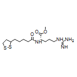 Methyl (2S)-2-[5-(1,2-dithiolan-3-yl)pentanamido]-5-guanidinopentanoate