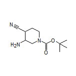 1-Boc-3-amino-4-cyanopiperidine