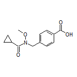 4-[(N-Methoxycyclopropanecarboxamido)methyl]benzoic Acid
