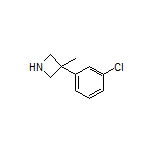 3-(3-Chlorophenyl)-3-methylazetidine
