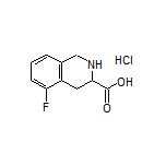 5-Fluoro-1,2,3,4-tetrahydroisoquinoline-3-carboxylic Acid Hydrochloride