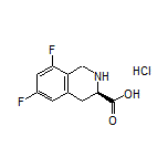 (R)-6,8-Difluoro-1,2,3,4-tetrahydroisoquinoline-3-carboxylic Acid Hydrochloride