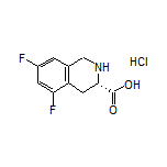 (S)-5,7-Difluoro-1,2,3,4-tetrahydroisoquinoline-3-carboxylic Acid Hydrochloride