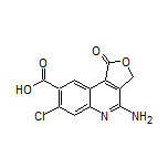 4-Amino-7-chloro-1-oxo-1,3-dihydrofuro[3,4-c]quinoline-8-carboxylic Acid