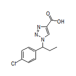 1-[1-(4-Chlorophenyl)propyl]-1H-1,2,3-triazole-4-carboxylic Acid