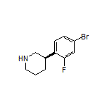 (R)-3-(4-Bromo-2-fluorophenyl)piperidine