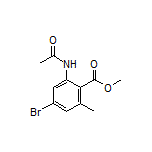 Methyl 2-Acetamido-4-bromo-6-methylbenzoate