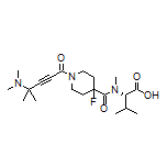 (S)-2-[1-[4-(Dimethylamino)-4-methylpent-2-ynoyl]-4-fluoro-N-methylpiperidine-4-carboxamido]-3-methylbutanoic Acid