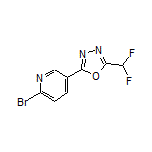 2-(6-Bromopyridin-3-yl)-5-(difluoromethyl)-1,3,4-oxadiazole