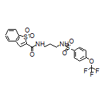 N-[3-[4-(Trifluoromethoxy)phenylsulfonamido]propyl]benzo[b]thiophene-2-carboxamide 1,1-Dioxide
