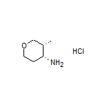 (3R,4R)-3-Methyltetrahydro-2H-pyran-4-amine Hydrochloride