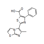 2-(6-Methylimidazo[2,1-b]thiazol-5-yl)-4-phenylthiazole-5-carboxylic Acid