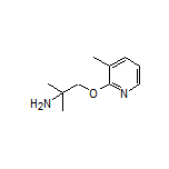 2-Methyl-1-[(3-methyl-2-pyridyl)oxy]-2-propanamine
