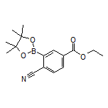 2-Cyano-5-(ethoxycarbonyl)phenylboronic Acid Pinacol Ester