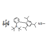 (Acetonitrile)[di-tert-Butyl[2’,4’,6’-triisopropyl-[(1,1’-biphenyl)-2-yl]phosphine]] Gold(I) Hexafluorostibate(V)