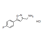 [5-(4-Fluorophenyl)isoxazol-3-yl]methanamine Hydrochloride