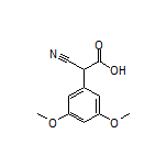 2-Cyano-2-(3,5-dimethoxyphenyl)acetic Acid