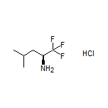 (S)-1,1,1-Trifluoro-4-methyl-2-pentanamine Hydrochloride
