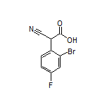 2-(2-Bromo-4-fluorophenyl)-2-cyanoacetic Acid