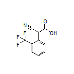 2-Cyano-2-[2-(trifluoromethyl)phenyl]acetic Acid