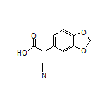 2-(Benzo[d][1,3]dioxol-5-yl)-2-cyanoacetic Acid