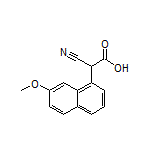2-Cyano-2-(7-methoxynaphthalen-1-yl)acetic Acid