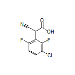 2-(3-Chloro-2,6-difluorophenyl)-2-cyanoacetic Acid
