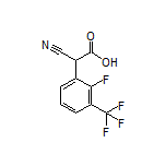 2-Cyano-2-[2-fluoro-3-(trifluoromethyl)phenyl]acetic Acid