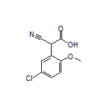 2-(5-Chloro-2-methoxyphenyl)-2-cyanoacetic Acid
