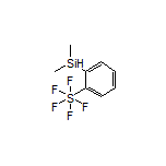 Dimethyl[2-(pentafluoro-l6-sulfanyl)phenyl]silane